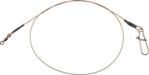 thumbnail interactive-video image 1 of FOX Rage Strike Point 19 Strand Wire Leader – Pike Fishing Traces (2 Per Pack) 1 of 3